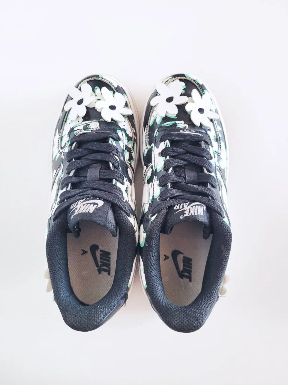 Nike Air Force 1 LV8 Flowers Big Kids' Shoes DZ2663-001 - Size 2Y - Picture 7 of 8